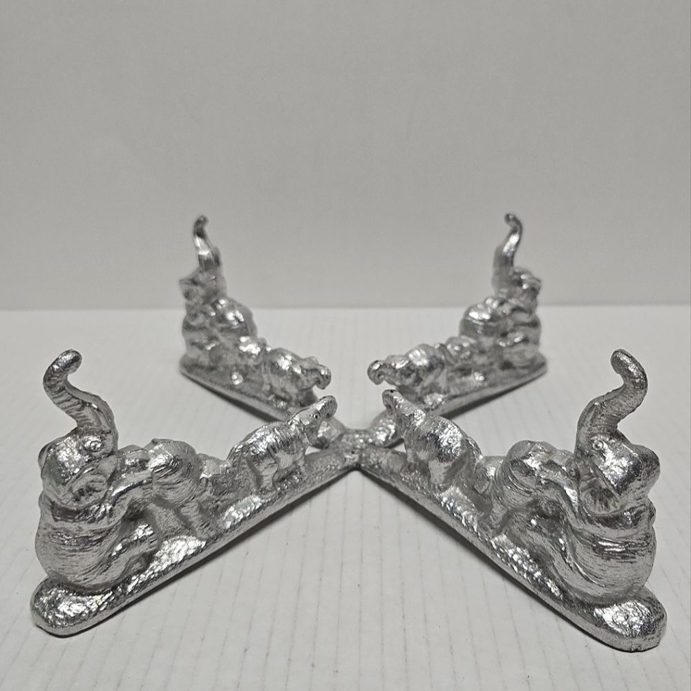 ARTHUR COURT Aluminum Casted Elephant Salad‎ Bowl Holder Vintage 1987